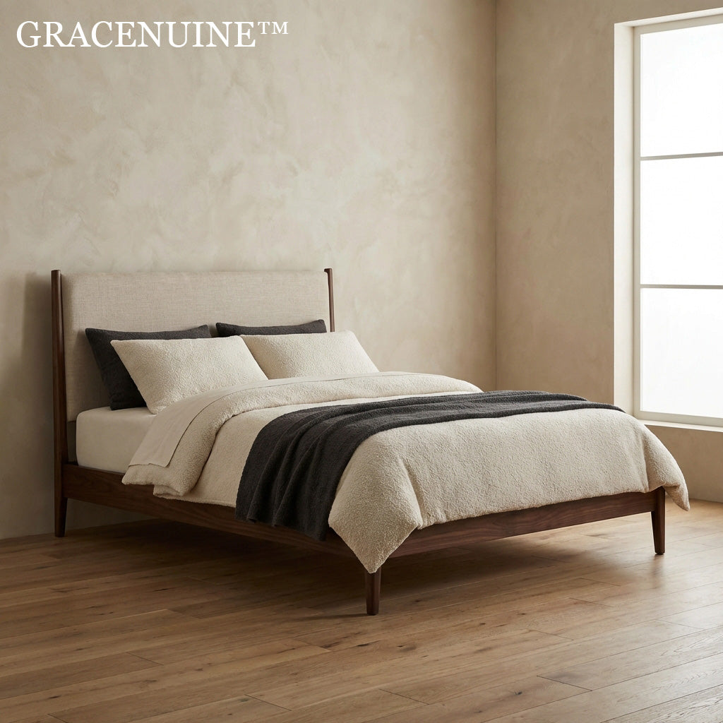 🛏️ Gracenuine™ THE SOLSTICE PLATFORM BED