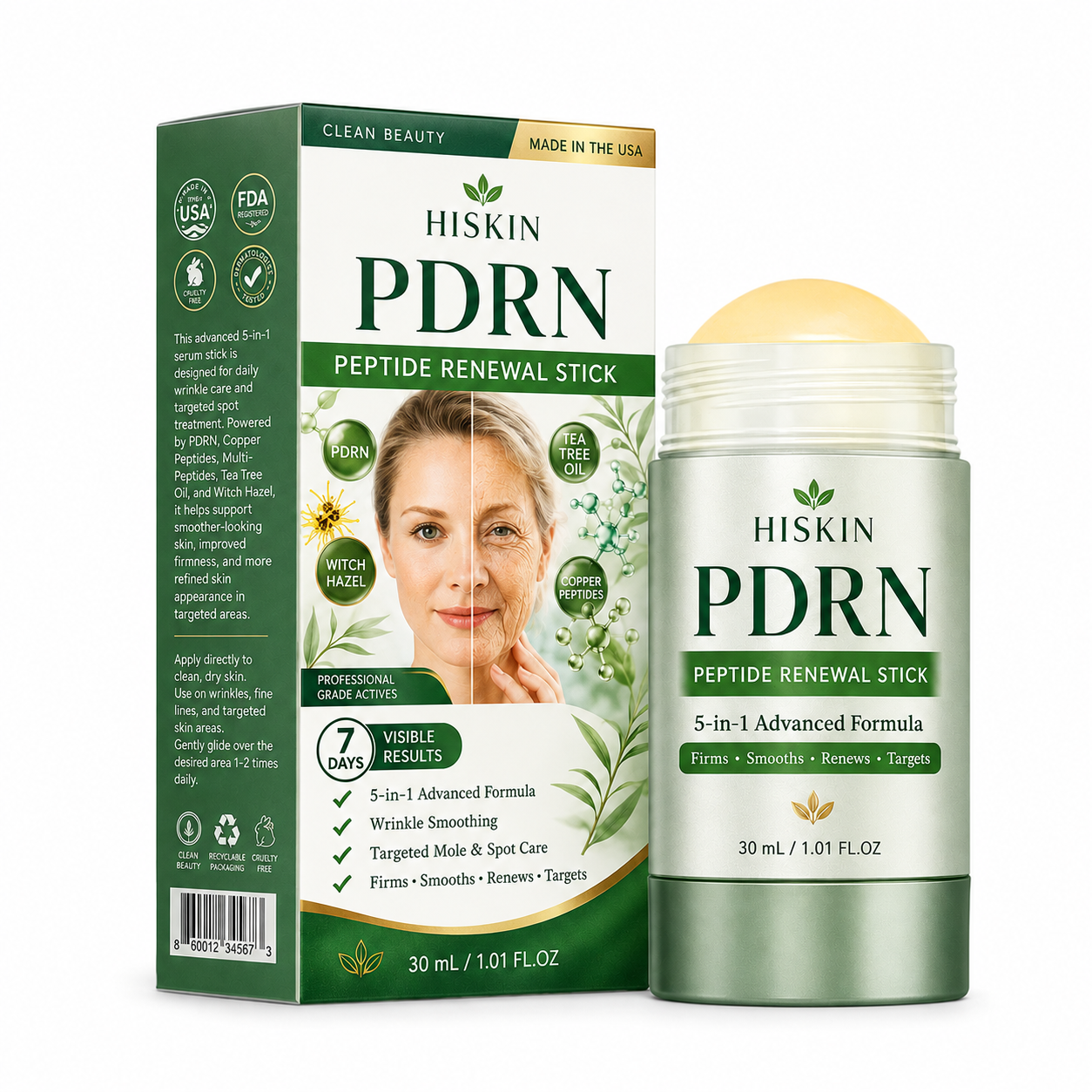 𝑯𝑰𝑺𝑲𝑰𝑵® PDRN Anti‑Aging & Targeted Spot Care(👨‍⚕️Helps Smooth Wrinkles, Support Firmer‑Looking Skin, and Improve The Appearance Of Visible Spots in 7 days🕑)